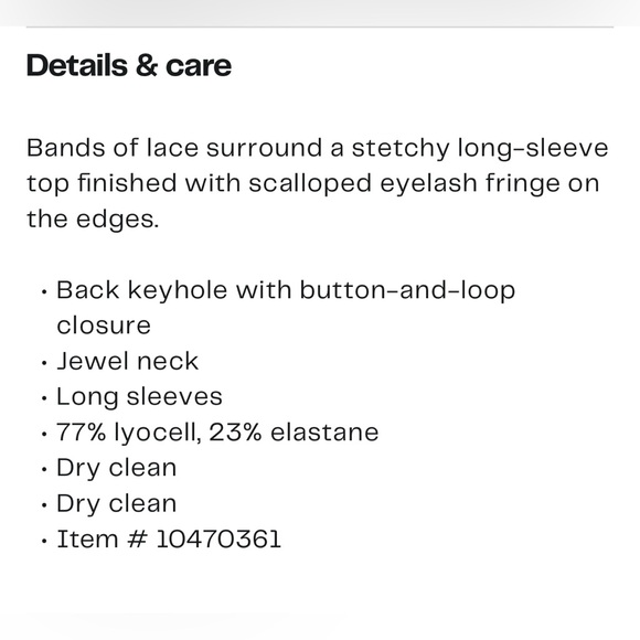 All Saints Tiff Lace Accent Blouse - Picture 11 of 11